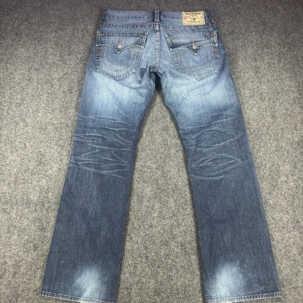 Vintage True Religion Men's Flap Pocket Ricky Jeans Size 34 Made In USA